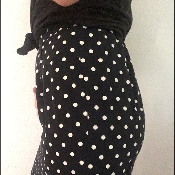 🐾VTG 80s circa polka dot mini skirt - Picture 2 of 6